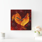 ヴィンテージファイアールスター2017年壁時計 スクエア壁時計 (ホーム)