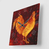 ヴィンテージファイアールスター2017年壁時計 スクエア壁時計 (傾斜)