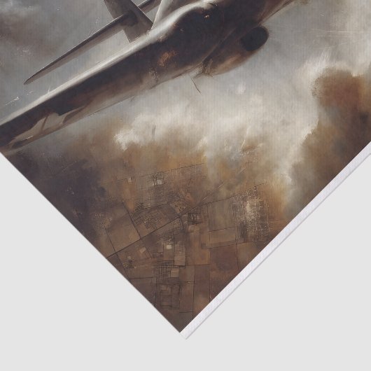 ヴィンテージファイター飛行機デコページ 薄葉紙 (詳細)