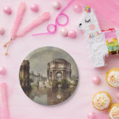 ヴィンテージファインアートパレ絵画ス ペーパープレート (パーティー)