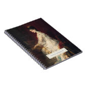 ヴィンテージファインアートパーソナライズされたノート ノートブック (右側)