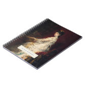 ヴィンテージファインアートパーソナライズされたノート ノートブック (左側)