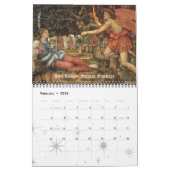 ヴィンテージファインアート、エラビクトリアンエンジェル カレンダー (2月 2026)