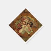 ヴィンテージファインアート スタンダードカクテルナプキン (角)