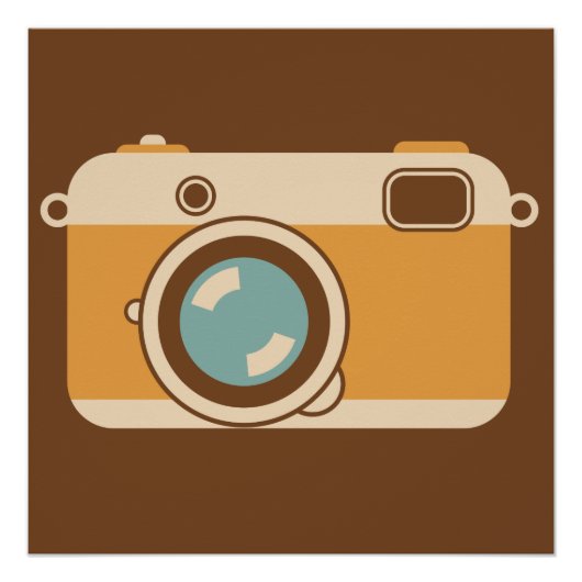 ヴィンテージファインダーカメラ ポスター (正面)