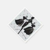 ヴィンテージファッショニスタシルエットナプキン スタンダードカクテルナプキン (角)