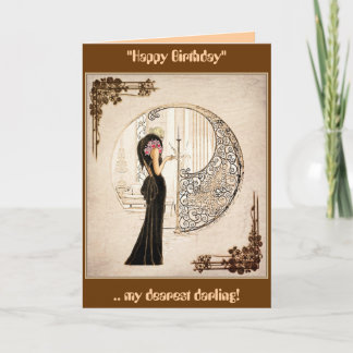 ヴィンテージファッショニスタ_Velvet Gown_1933 カード