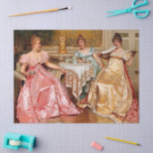 ヴィンテージファッションと紅茶 薄葉紙 (クラフト)