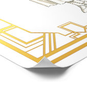 ヴィンテージファッションの轟音20sギャツビーのエラドレス ポスター (角)