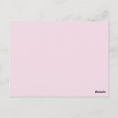 ヴィンテージファッションはがき ポストカード (裏面)