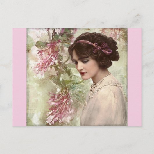 ヴィンテージファッションはがき ポストカード (正面)