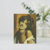 ヴィンテージファッションはがき ポストカード (スタンド正面)