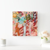 ヴィンテージファッションアクリル壁時計 スクエア壁時計 (ホーム)