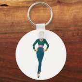 ヴィンテージファッションイメージキーチェーン キーホルダー (正面)