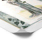 ヴィンテージファッションイラストレーションエリート ポスター (角)