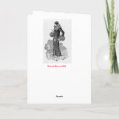 ヴィンテージファッションカード カード (裏面)