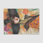 ヴィンテージファッションガールデコペ 薄葉紙 (正面)