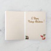 ヴィンテージファッションクリスマスカード シーズンカード (内部)