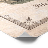 ヴィンテージファッションコラージュビーダーマイヤーモンズ ポスター (角)