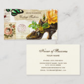 ヴィンテージファッションショップエフエメライエローローズアンドシュー 名刺 (正面/裏面)