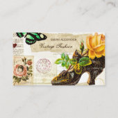 ヴィンテージファッションショップエフエメライエローローズアンドシュー 名刺 (正面)