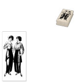 ヴィンテージファッションスタンプ ラバースタンプ (押印)