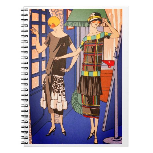 ヴィンテージファッションノートブック ノートブック (正面)