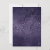 ヴィンテージファッションハイヒール&フローラスウィート16 招待状 (裏面)