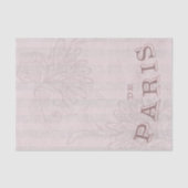 ヴィンテージファッションパリインピ淡い色のックローズ 薄葉紙 (正面)