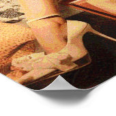 ヴィンテージファッションピンナップ ポスター (角)