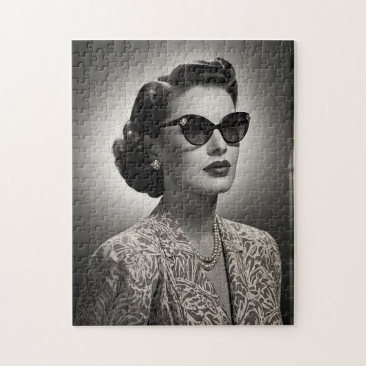 ヴィンテージファッションフォトパズル-レトロスタイルジグソー ジグソーパズル (縦)