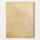 ヴィンテージファッションブティックシーストレスエレガントレトロ プランナー手帳 (裏面)