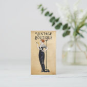 ヴィンテージファッションブティックシーマススタイリスト 名刺 (スタンド正面)