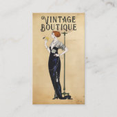 ヴィンテージファッションブティックシーマススタイリスト 名刺 (正面)