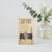 ヴィンテージファッションブティックスタイリスト 名刺 (スタンド正面)