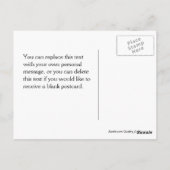 ヴィンテージファッションボルゾイアート ポストカード (裏面)