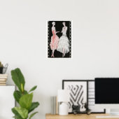 ヴィンテージファッションポスター ポスター (ホームオフィス)