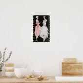 ヴィンテージファッションポスター ポスター (キッチン)