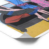 ヴィンテージファッションポスター ポスター (角)