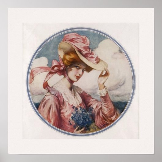 ヴィンテージファッションポスター ポスター (正面)