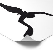 ヴィンテージファッションマネキンシルエット ポスター (角)