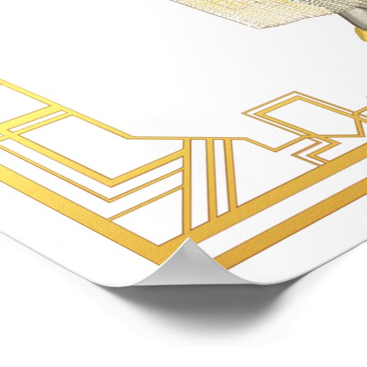 ヴィンテージファッションローアリング20sフラッパー夕べガウン ポスター (角)