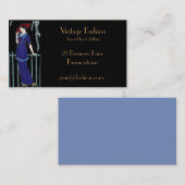 ヴィンテージファッション古着店 名刺 (正面/裏面)