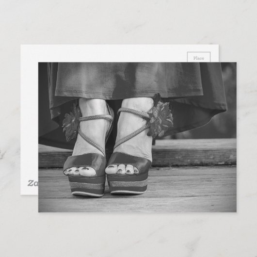 ヴィンテージファッション撮影 ポストカード (正面/裏面)