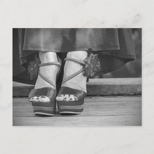 ヴィンテージファッション撮影 ポストカード (正面)