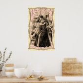 ヴィンテージファッション1900 ポスター (キッチン)