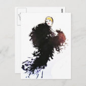 ヴィンテージファッション ポストカード (正面/裏面)