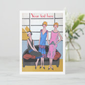 ヴィンテージファッション 招待状 (スタンド正面)