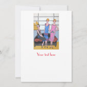 ヴィンテージファッション 招待状 (裏面)