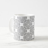 ヴィンテージファブマグアイボリー コーヒーマグカップ (正面左)